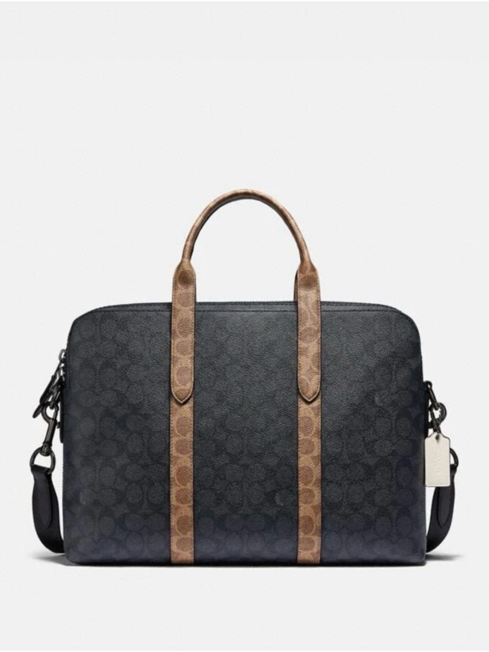 NWT Coach Men’s Metropolitan Soft Brief In Colorblock Signature Canvas